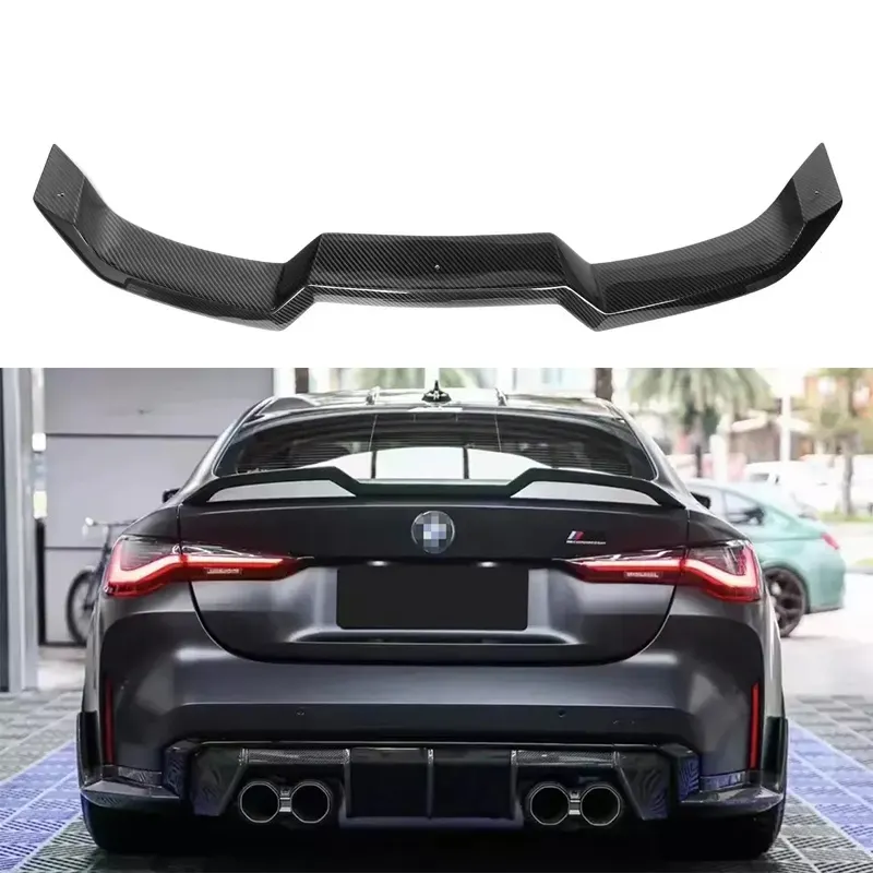 Shark Dynamic Carbon Fiber Trunk Spoiler for BMW G80 M3 G82 M4 2021