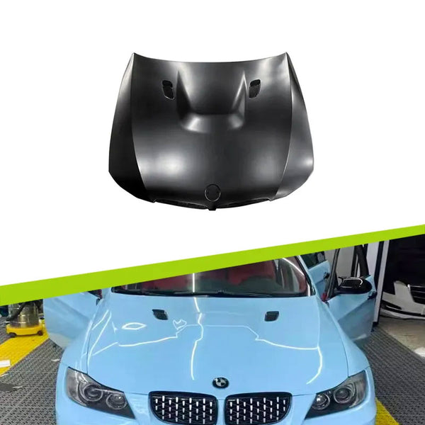 BMW E90 E91 Bonnet - M3 Style Steel Front Engine Cover Hood