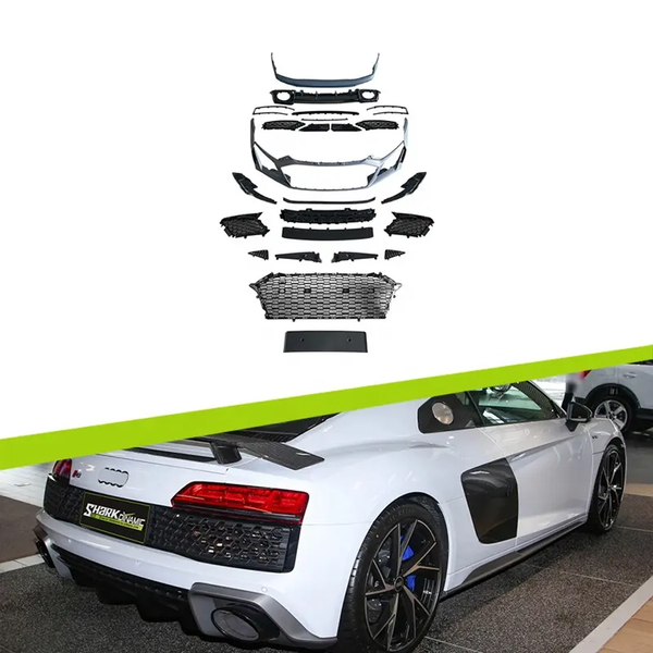 Audi R8 V10 Coupe 2016-2018 Body Kits Rear Bumper Lip Rear Diffuser