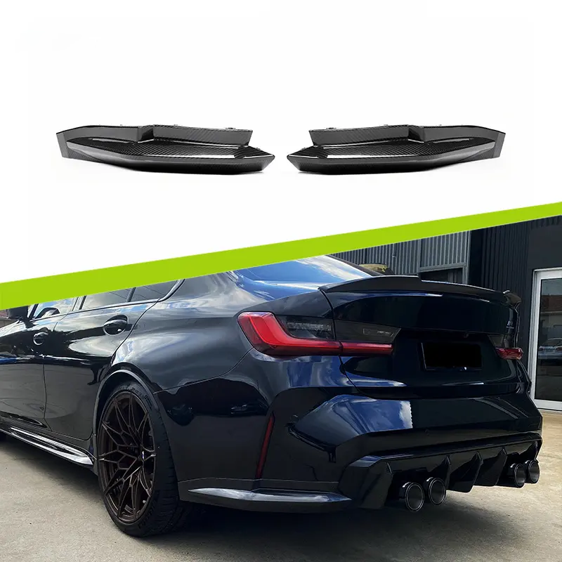 Shark Dynamic Carbon Fiber Rear Splitter Lip for BMW M3 G80 2021+