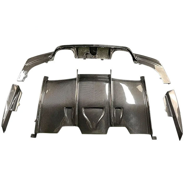 BMW F82 M4 Shark Rear Diffuser Bumper Kit