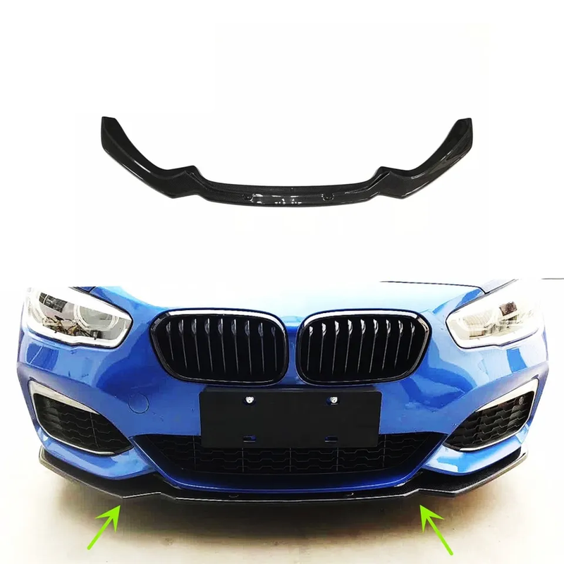 MAXTON Style Shark Dynamic Carbon Front Lip for BMW 1 SERIES F20 LCI 2015-18