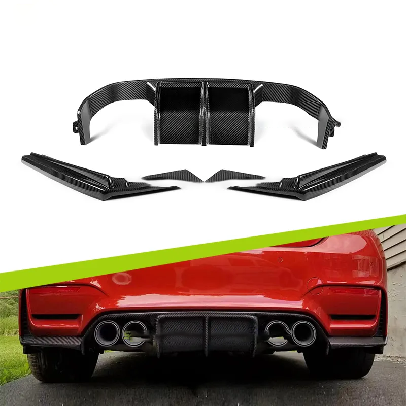 Shark Dynamic Carbon Fiber Rear Diffuser for BMW F80 M3 F82 M4