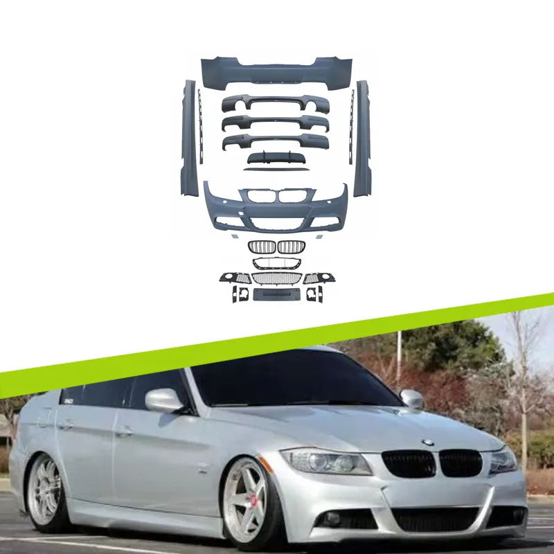 BMW 3 Series E90 LCI Upgrade PP Plastic Primer M-Tech Body Kit