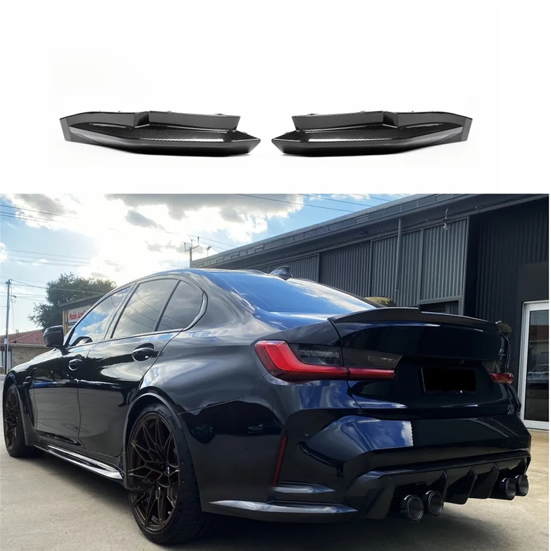 Shark Dynamic Carbon Fiber Rear Splitter Lip for BMW M3 G80