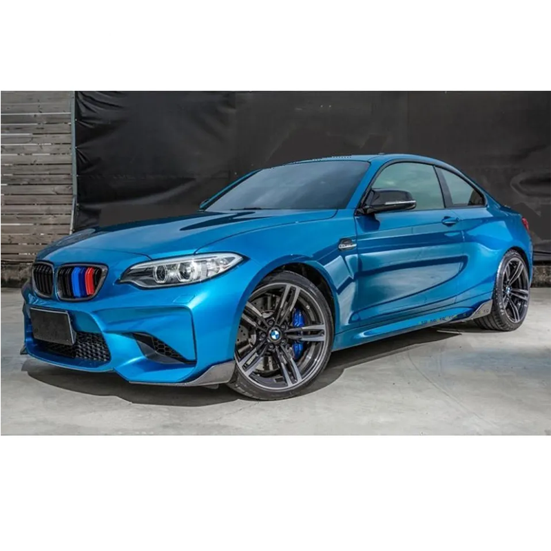 Side Winglet for BMW F87 M2 - Carbon Fiber Side Skirt Splitter