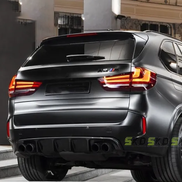 BMW X5M X6M F85 F86 2014-ON Dry Carbon V Type Rear Diffuser Lip