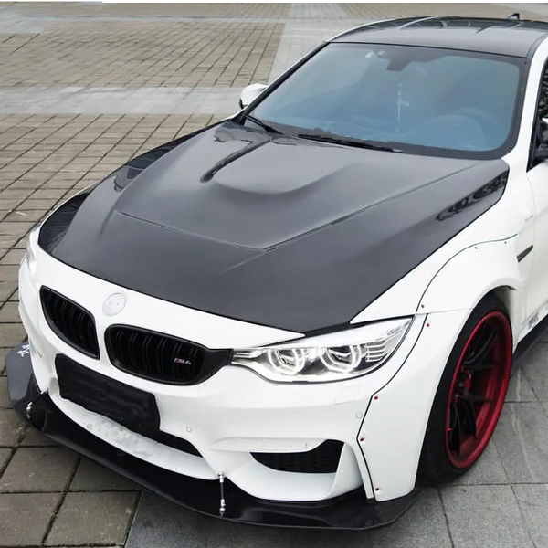 Shark Dynamic Hood for BMW F80 M3 F82 M4 - Carbon Fiber GTS Style