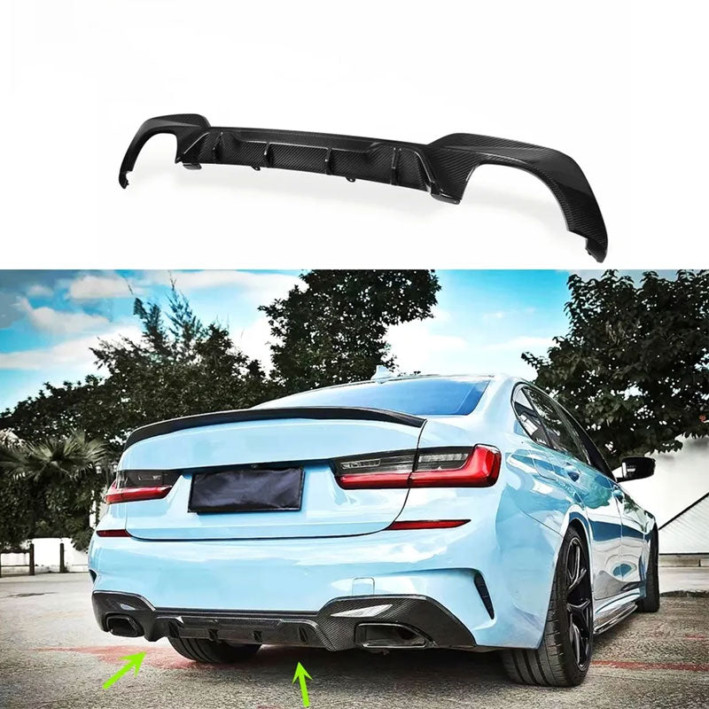 Shark Dynamic BMW 3 Series G20 MP Style Rear Diffuser