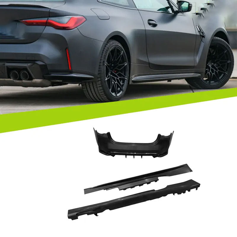 BMW 4 Series G22 Upgrade Body Kit - Front Bumper, Rear Bumper, Side Skirts