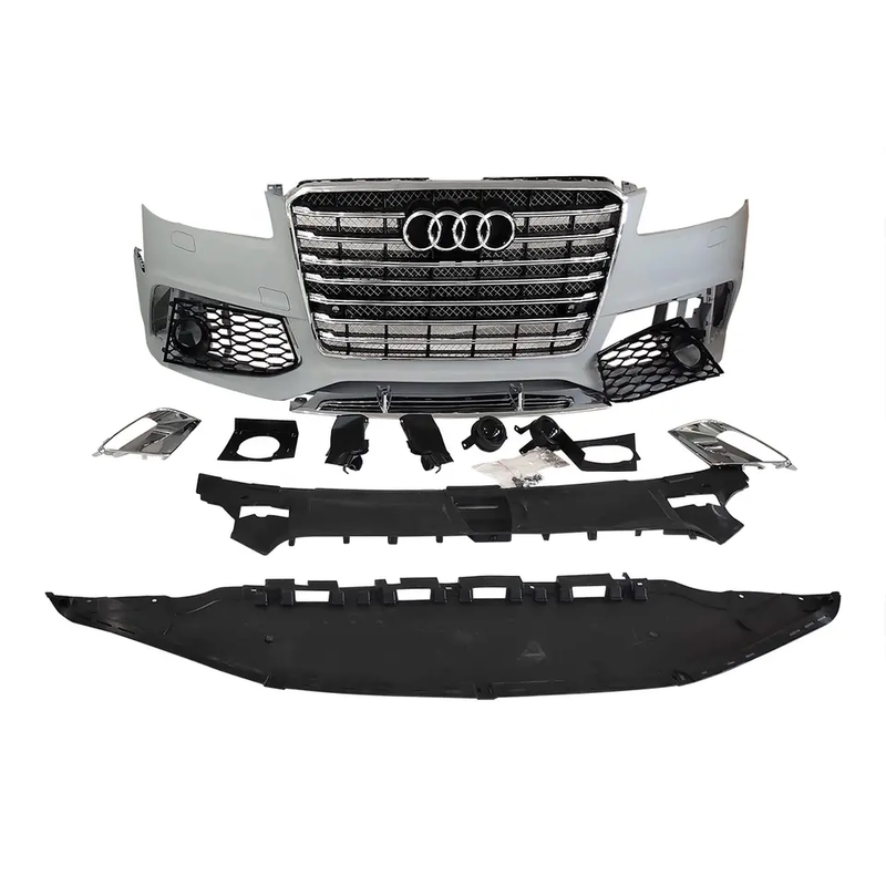 RS8 Styled Car Bumpers for Audi A8 D4 D4.5 (2011-2018) - Upgrade to W12 RS8