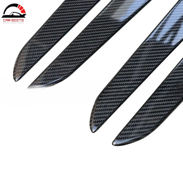 3K Glossy Carbon Fiber Door Panel Trim for Lamborghini Urus