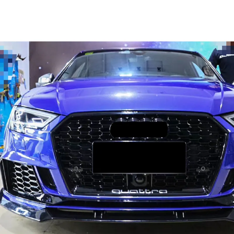 Gloss Black RS3 Body Kit Grill for Audi A3 2016-2018