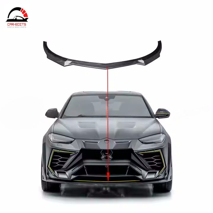 High Glossy Carbon Fiber MSY Style Front Lip for Lamborghini Urus