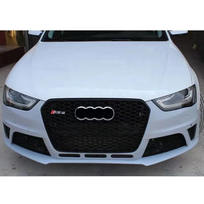 RS4 Style Body Kit: ABS Grille, Front Bumper for Audi A4 S4 2013-15 B8.5